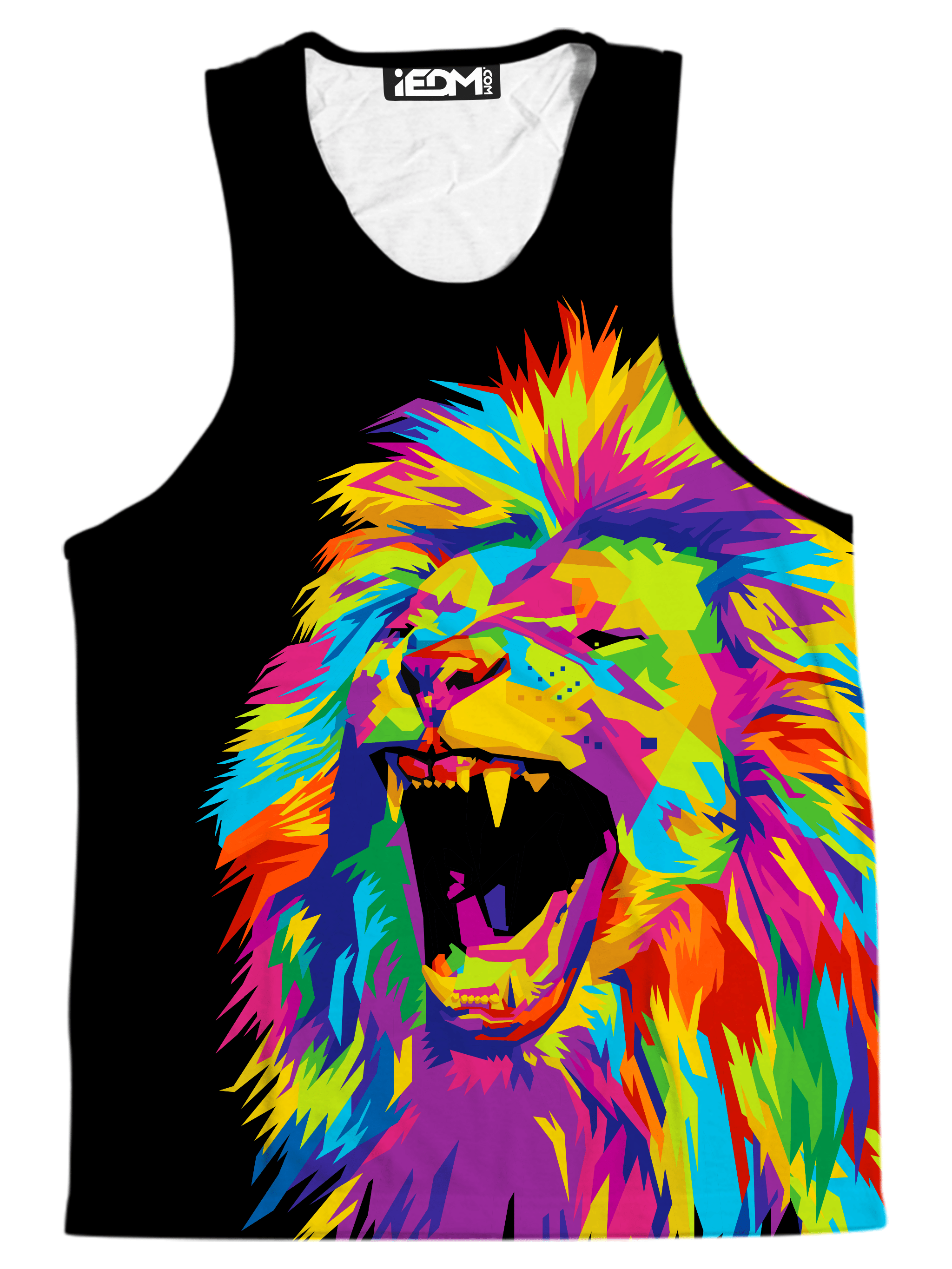 Psychedelic Lion Men's Tank