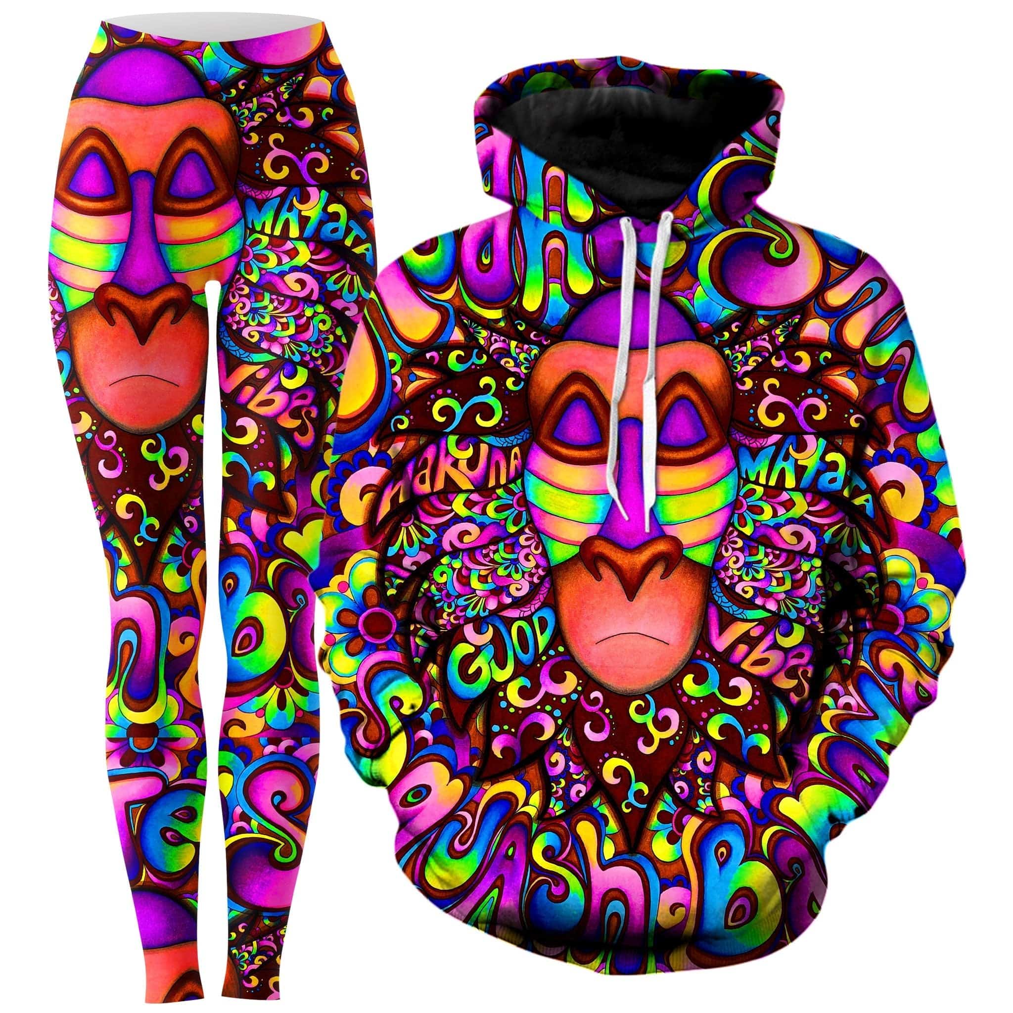Rafiki Vibes Hoodie and Leggings Combo