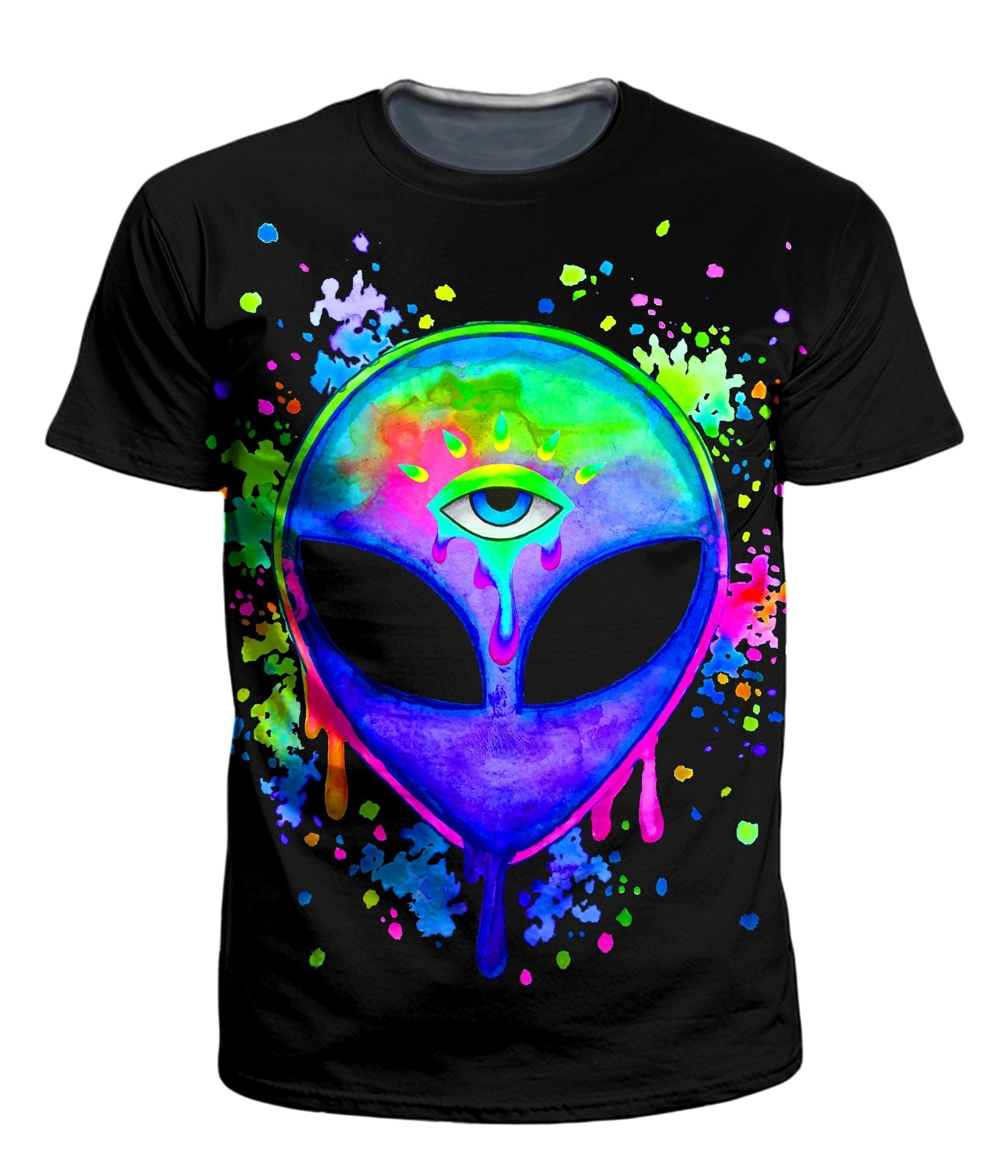 Splatter Alien Men's T-Shirt