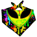 Splatter Alien Yellow Bandana