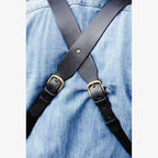 Berlin #701 - Black dual leather camera strap