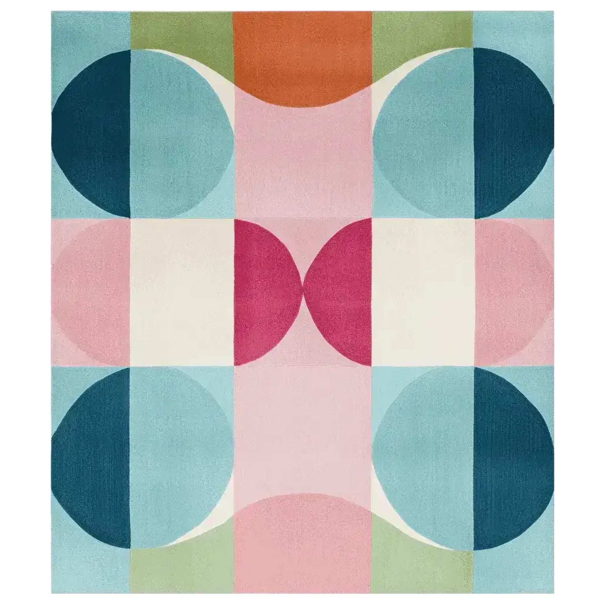 Bubbly Pop Mood Hand Tufted Rug