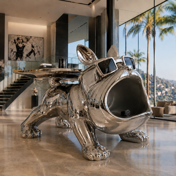 OSO Stainless Steel Chromatic Rebel Sculpture - Height: 72 inch (183 cm)