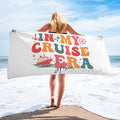 Personalizada En Mi Crucero Era Toalla de Playa de Gran Tamaño con Nombre Super Absorbente Crucero Viaje Verano Vacaciones Cumpleaños Regalo para Familia Amigos