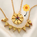 Collar magnético personalizado de la escena del emoji del birthstone con los nombres Joyería delicada Regalo del aniversario del día de madre para la abuela de la mamá | Callie × emoji ™