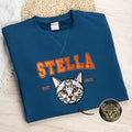 Personalizado Multicolor Bordado Perro Gato Mascota Retrato Foto Camiseta Sudadera Sudadera con Nombre y Año Pet Party Birthday Gift for Pet Lover Owner