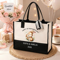 Bolsa de lona de gran capacidad personalizada con el nombre de nuestra madre para el Día de la Madre Regalo de cumpleaños para mamás el Día de la Madre