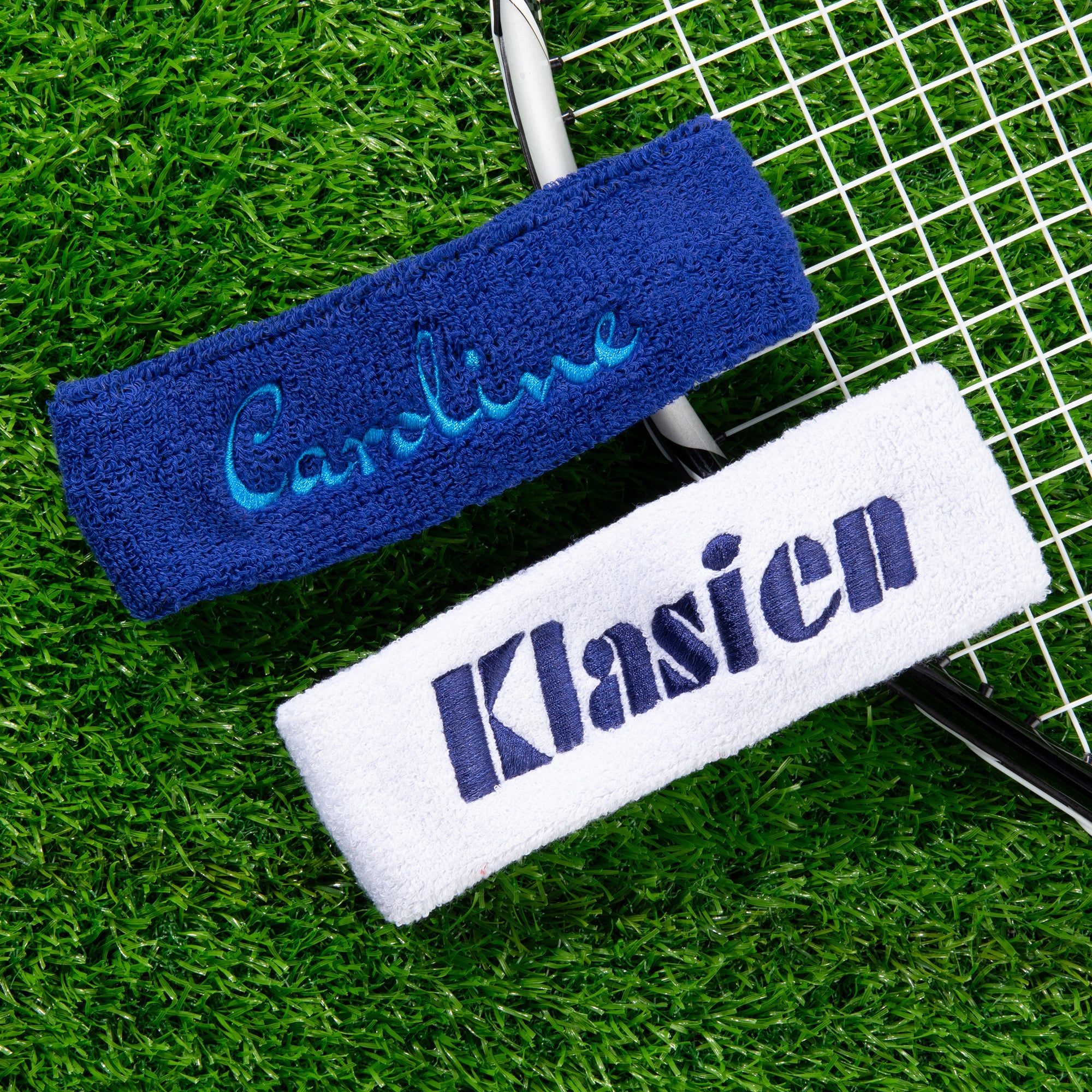 Nombre bordado personalizado 100% algodón Cinta deportiva que absorbe el sudor Accesorio deportivo Regalo de cumpleaños para los amantes del deporte