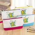 Marsupilami® Bolsa de cosmética de lona personalizada con nombre y dibujo de leopardo amarillo regalo de cumpleaños para mujer | Callie × Marsupilami