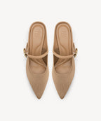 Gracelithe Pointed Toe Low Heeled Mule