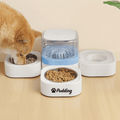 Dispensador de comida y agua personalizado con forma de corazón y nombre para mascotas Regalo de uso diario para dueños de mascotas