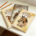 Cuaderno personalizado con el tema del caballo 2026-2028 Planificador en espiral con páginas mensuales Cumpleaños Año Nuevo Regalo para amigos amantes de los caballos