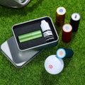 Sello de bola de golf personalizado con monograma y caja metálica para guardarlo Regalo deportivo de cumpleaños para los amantes del golf