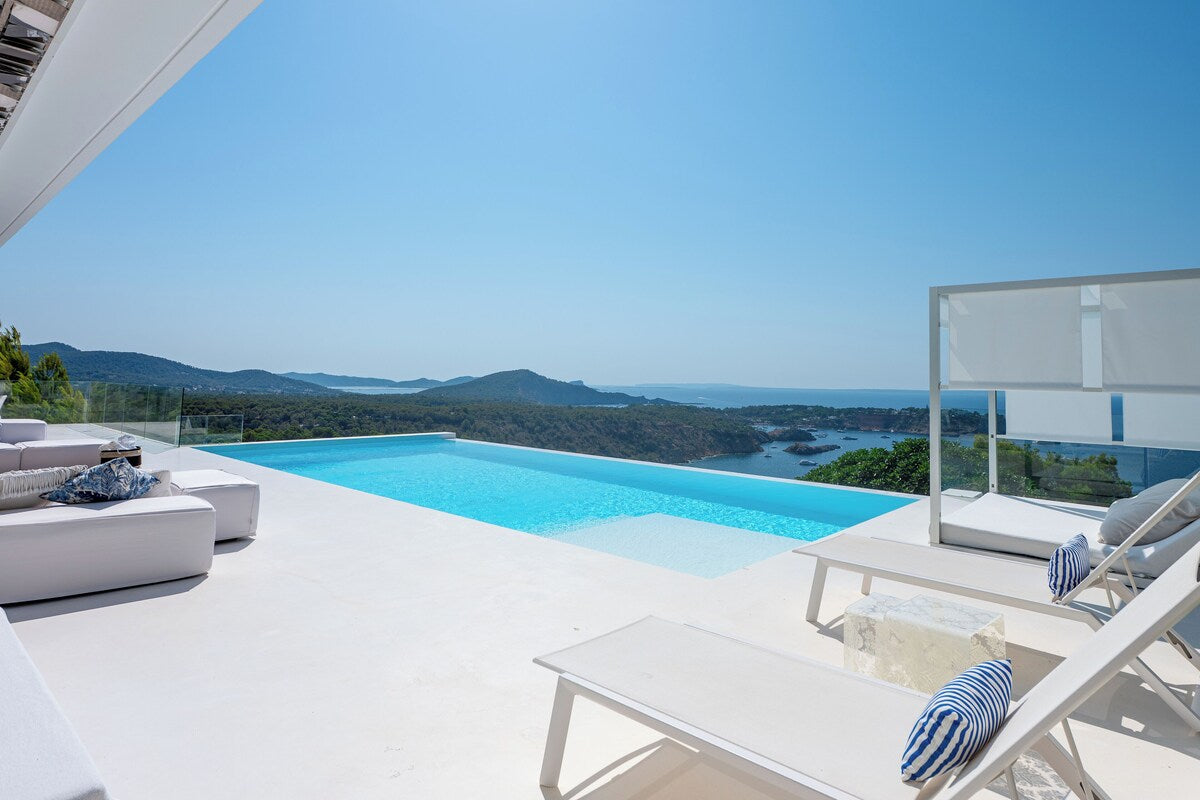 Super Rare Seafront Luxury Ibiza Villa in a Premier Gated Community in Sant Josep