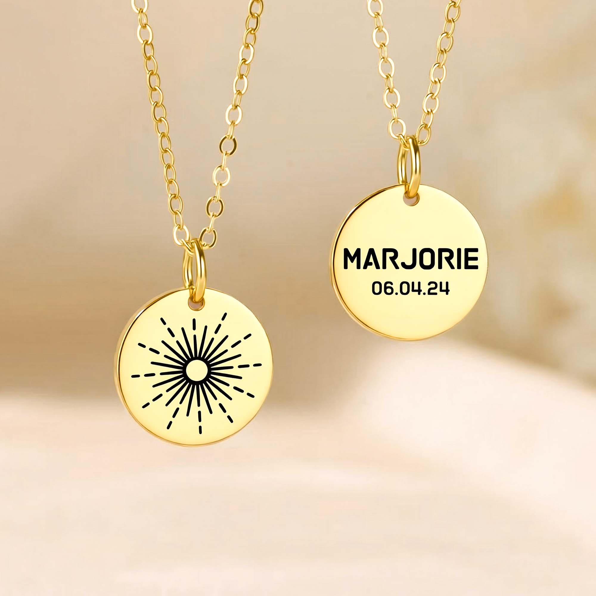 Collar Celestial Personalizado con Piedra de Nacimiento Joyería Delicada Regalo de Cumpleaños Día de la Madre para Mamá Mujer