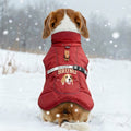 Personalizado Funny Face Foto ajustable chaqueta del abrigo del perro con el nombre y el año Pet Supplies Invierno Uso diario Pet Party Regalo para los amantes de los dueños de perros