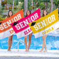 Personalizada Multicolor De Gran Tamaño De Secado Rápido Graduación Senior 2026 Nombre Toalla de Playa De Viaje Esencial Regalo de Cumpleaños para la Familia Amigo