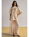 Lace Printed Wide-Legged Pant Set By KYNAH, Luxury Indian Fashion & Bridal Wear
