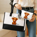 Bolsa de maquillaje portátil con nombre Accesorios de viaje Día de la Madre Regalo de cumpleaños para mujeres Niñas