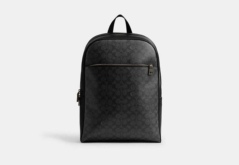 COACH® Men's Mochila Owen en lona de firma | Pvc
