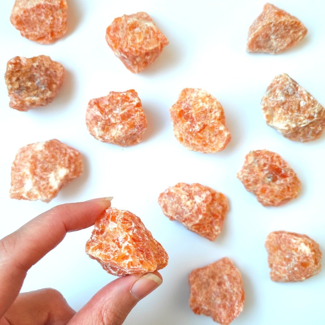 Calcita Naranja en Bruto