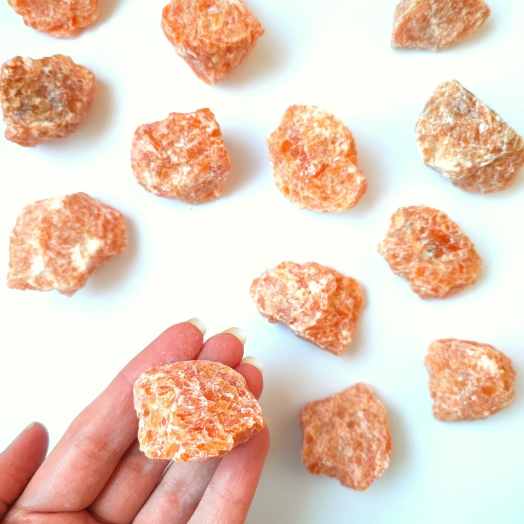 Calcita Naranja en Bruto