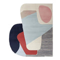 Calm Curve Composition Hand Tufted Rug