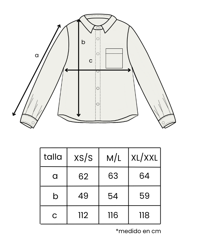 camisa nova crudo ◎