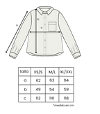 camisa nova crudo ◎