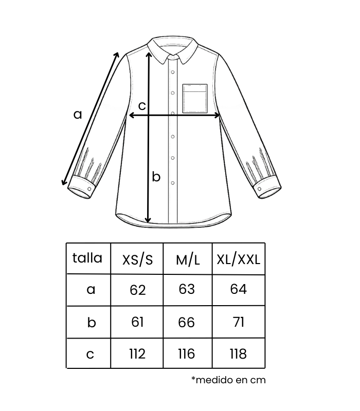 camisa nova large crudo ◎