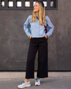 pantalón mía negro ◎