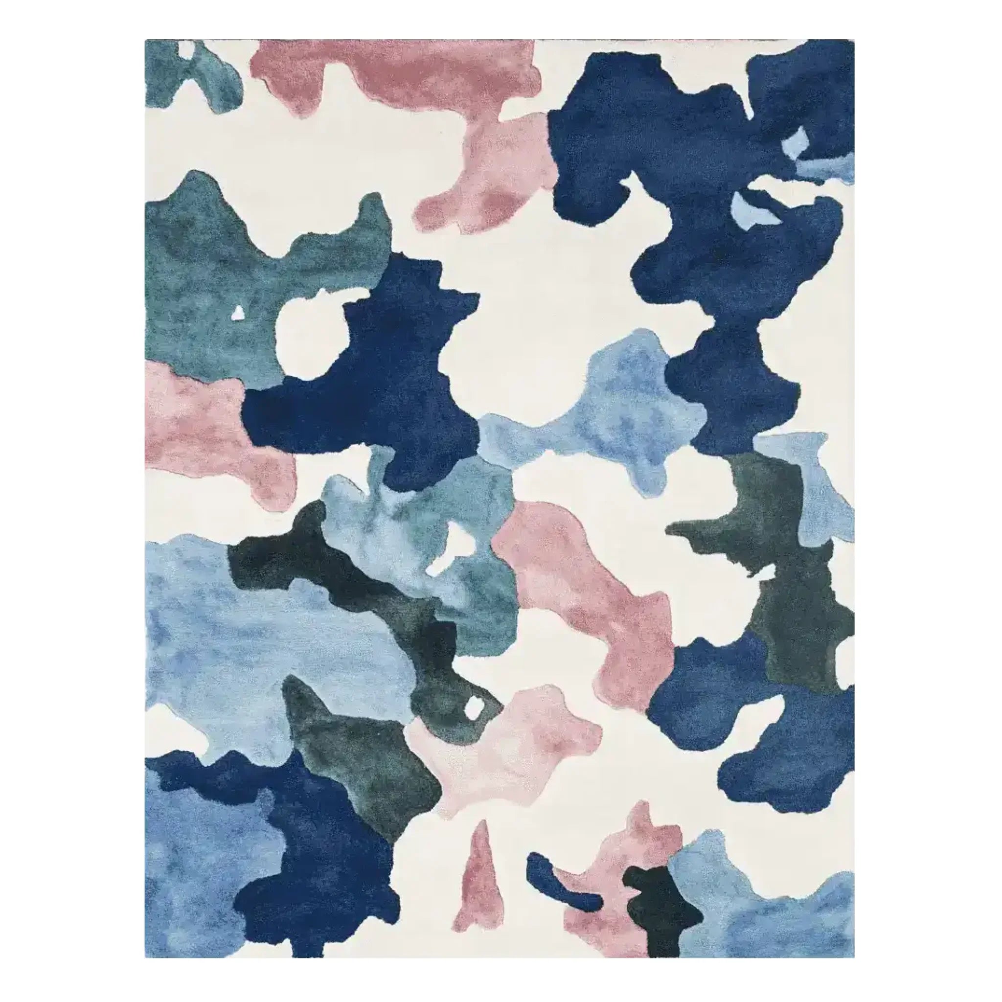 Camouflage Cloud Dance Hand Tufted Rug