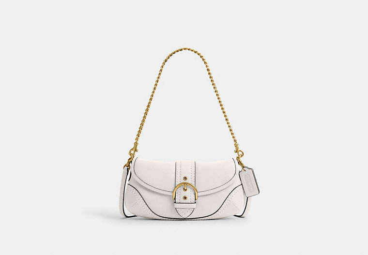 COACH® Women's Bolsa Soho 25 en Blanco | Cuir