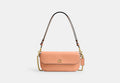 COACH® Women's Bolso Brook con cadena y solapa en Latón | Cuir