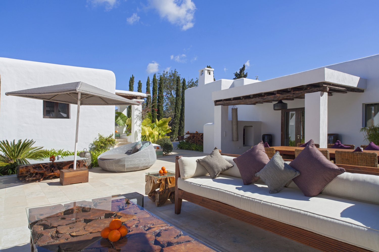 Beautifully Restored Ibizan Finca with Panoramic Views of the Morna Valley near Santa Eulalia