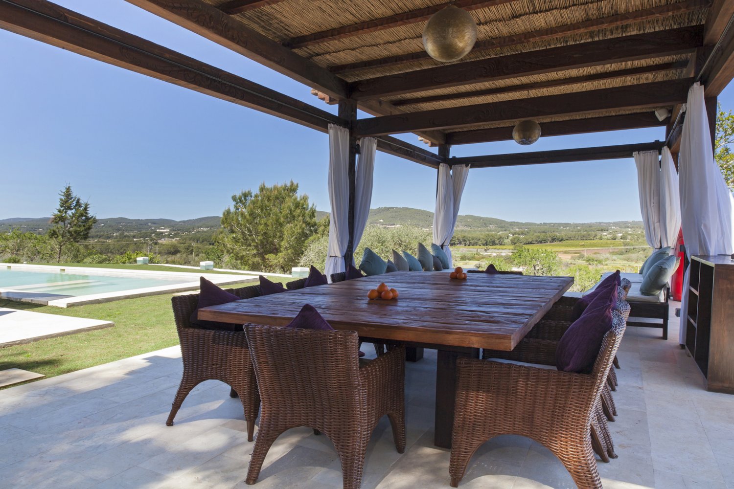 Beautifully Restored Ibizan Finca with Panoramic Views of the Morna Valley near Santa Eulalia