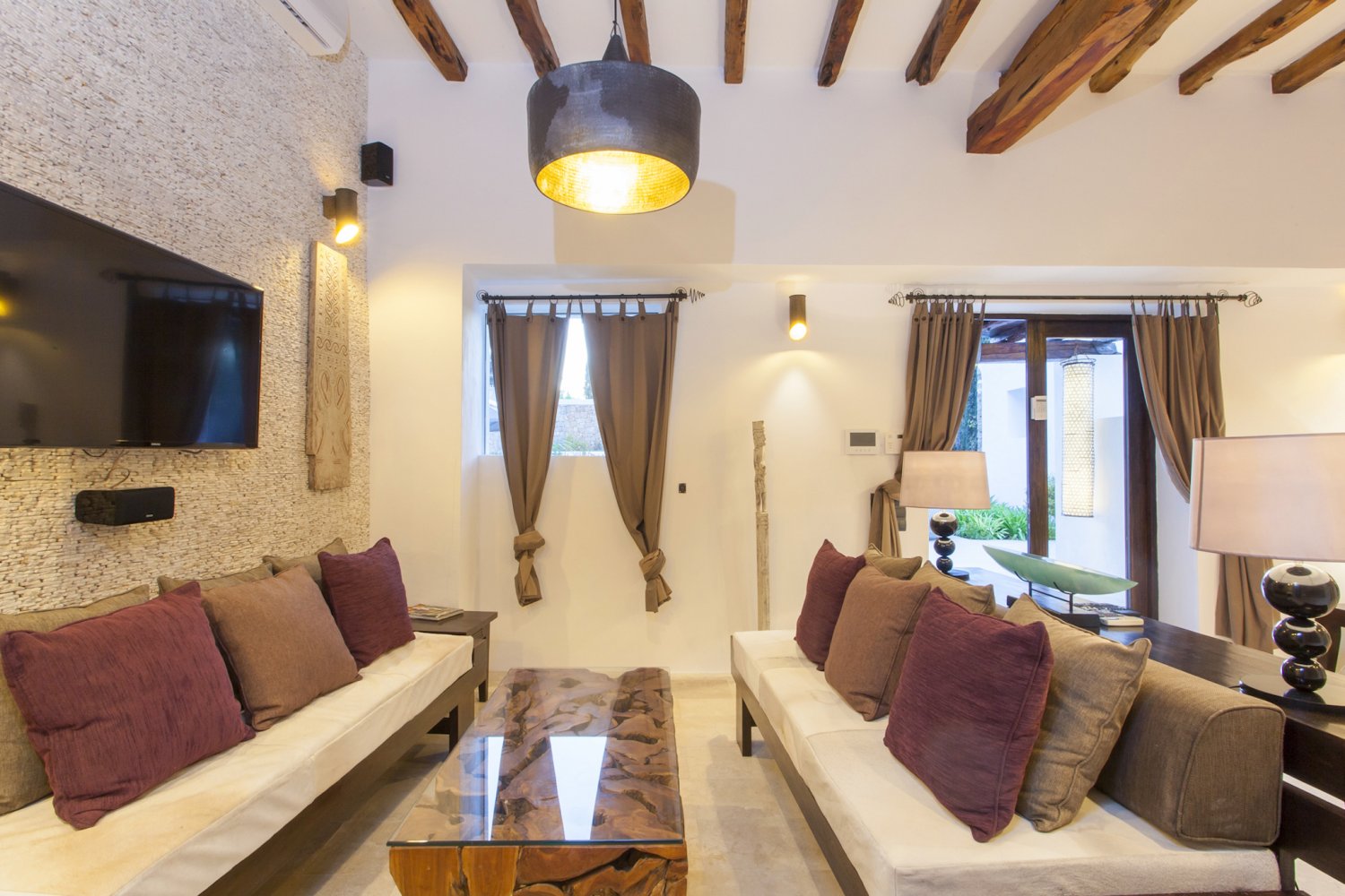 Beautifully Restored Ibizan Finca with Panoramic Views of the Morna Valley near Santa Eulalia