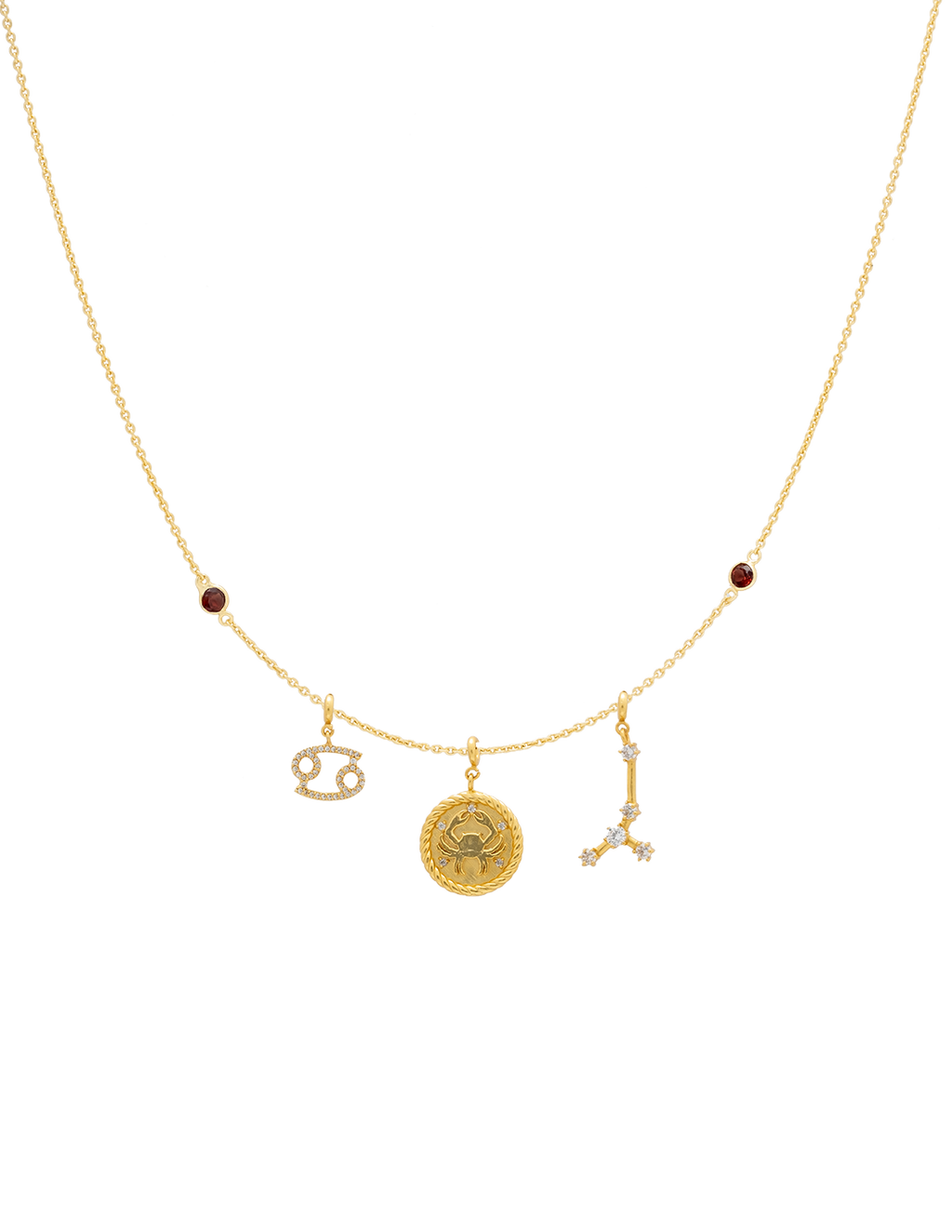 Collar Triple Zodiaco Cáncer