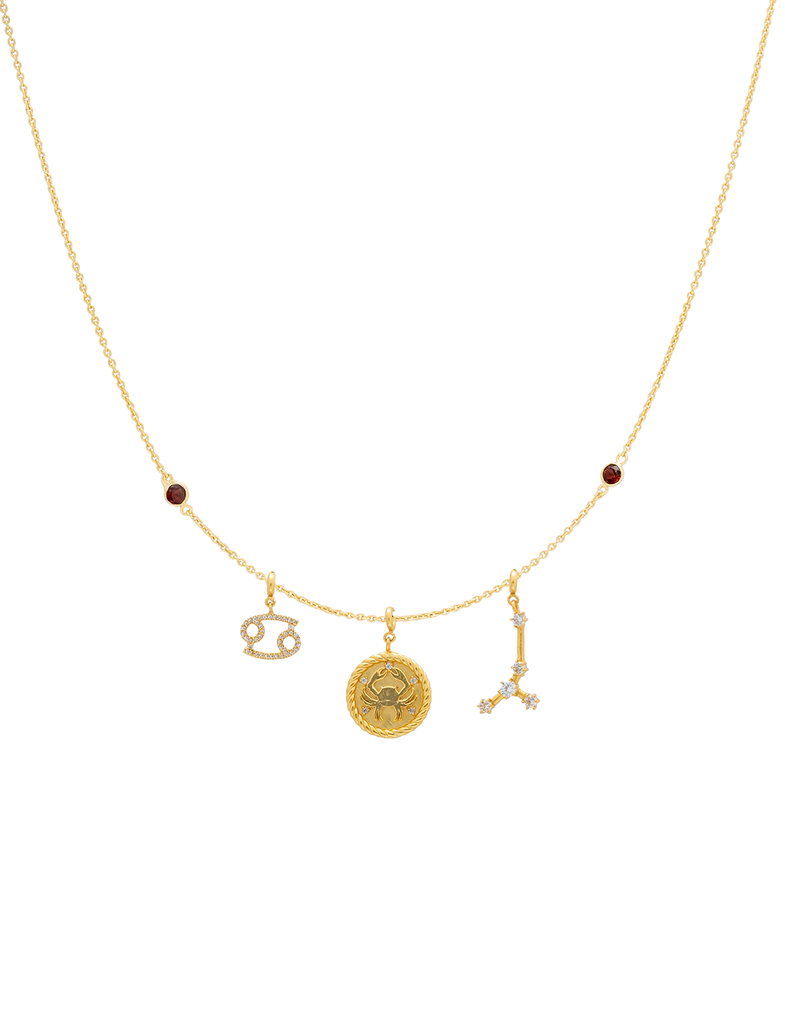 Collar Triple Zodiaco Cáncer