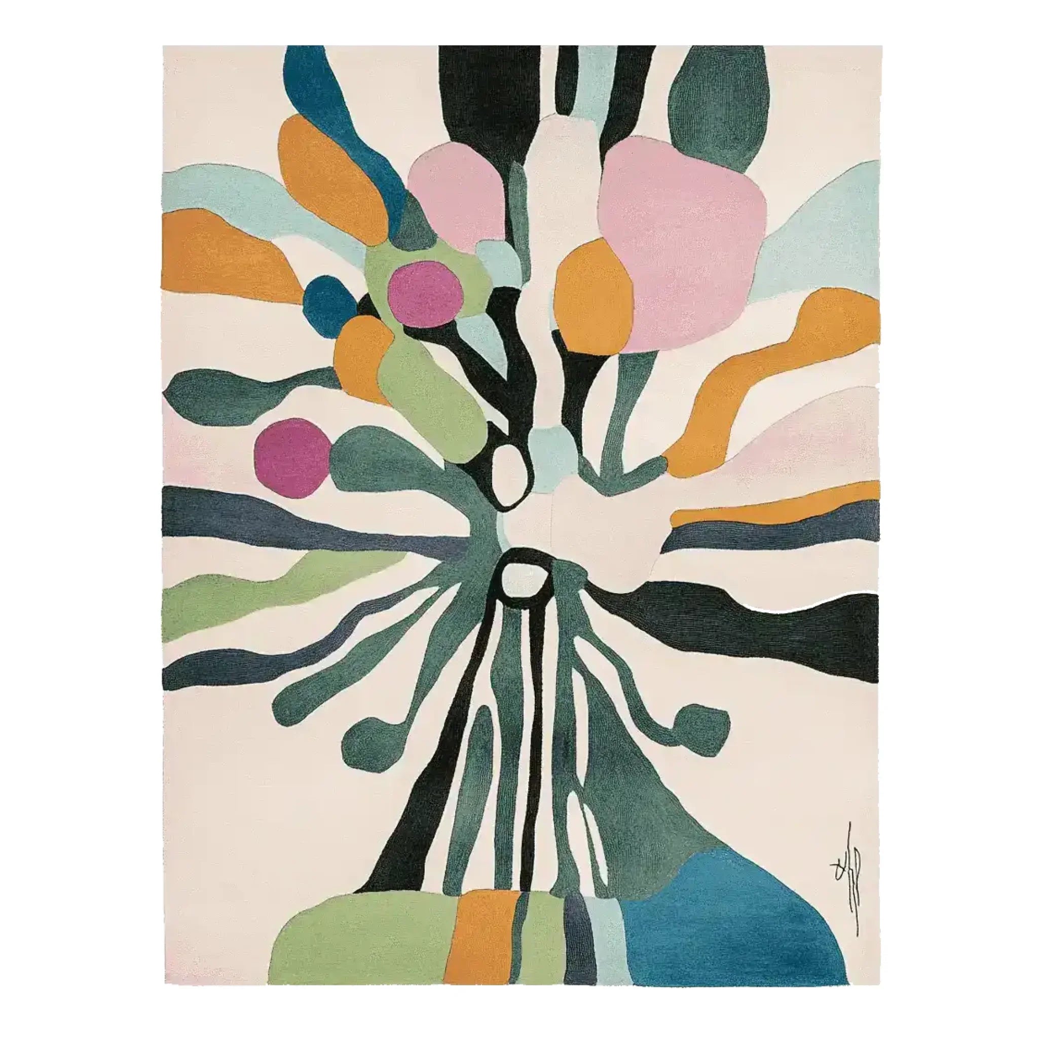 Candy Drip Beat Hand Tufted Rug