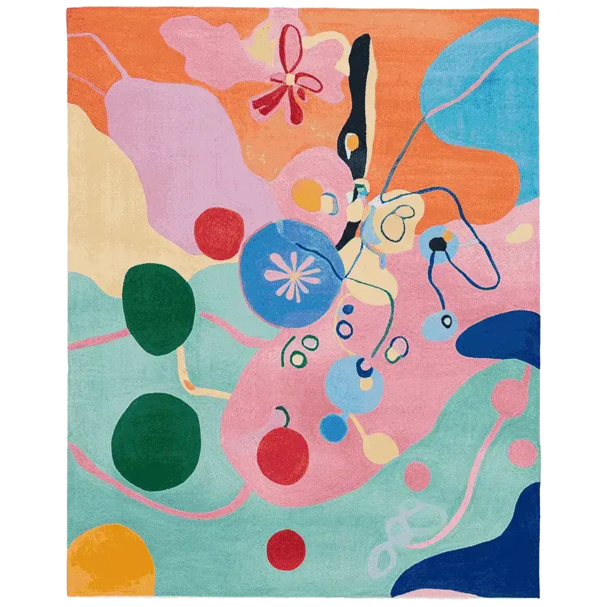 Candyflora Kinetic Field Hand Tufted Rug