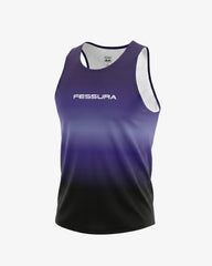 Men's Italia Tank-Top 01 Tank Top Purple Micro Mesh Polyester Tops