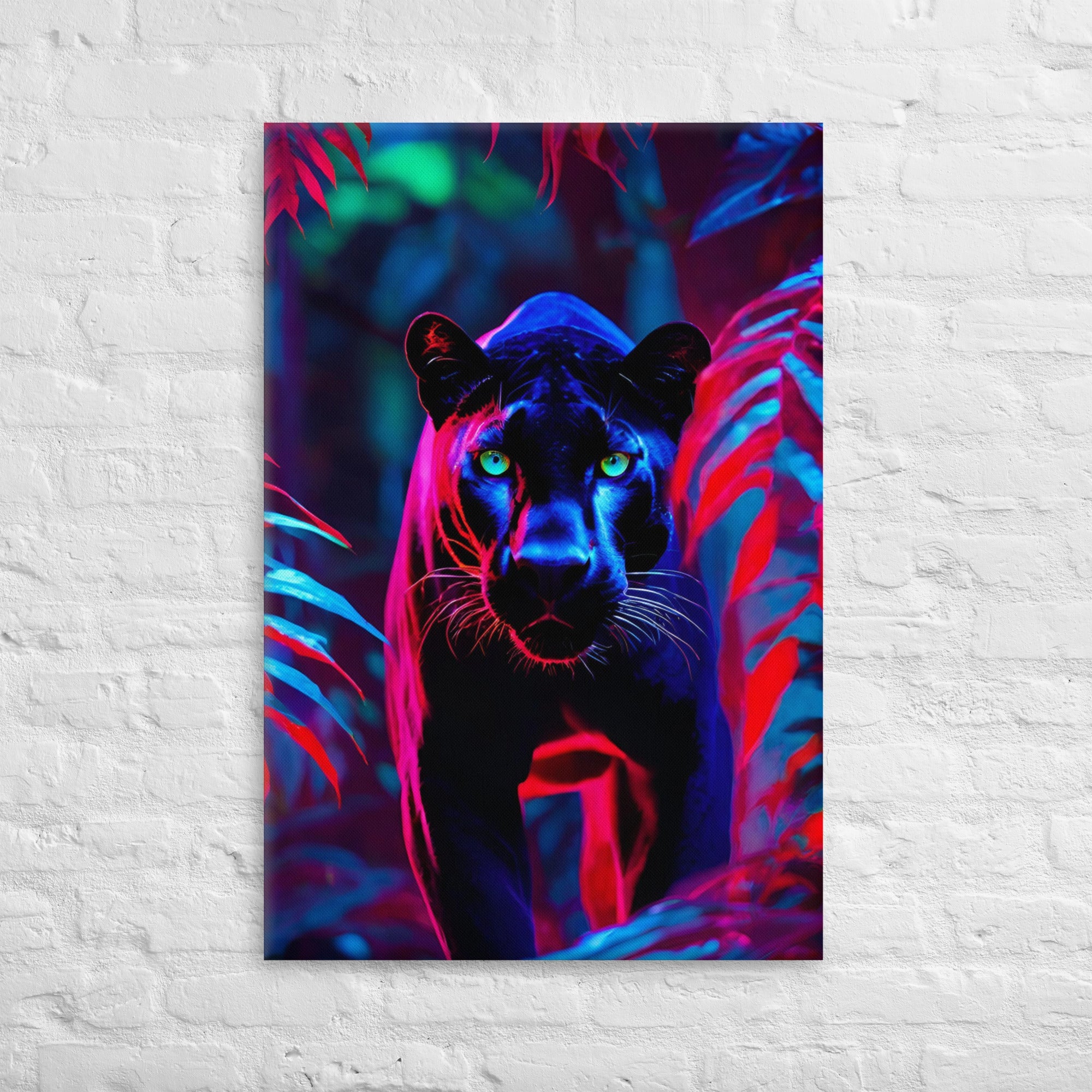 ArtZ® Black Panther Stare Down Painting