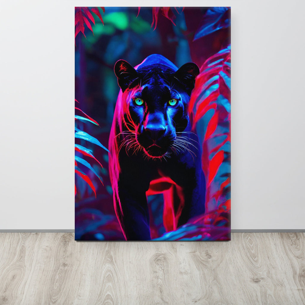 ArtZ® Black Panther Stare Down Painting