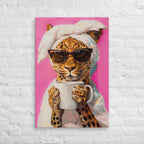ArtZ® Coffee Tea Or Me Cougar Painting