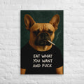 ArtZ® Frenchie With An Attitude Painting