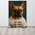 ArtZ® Frenchie With An Attitude Painting
