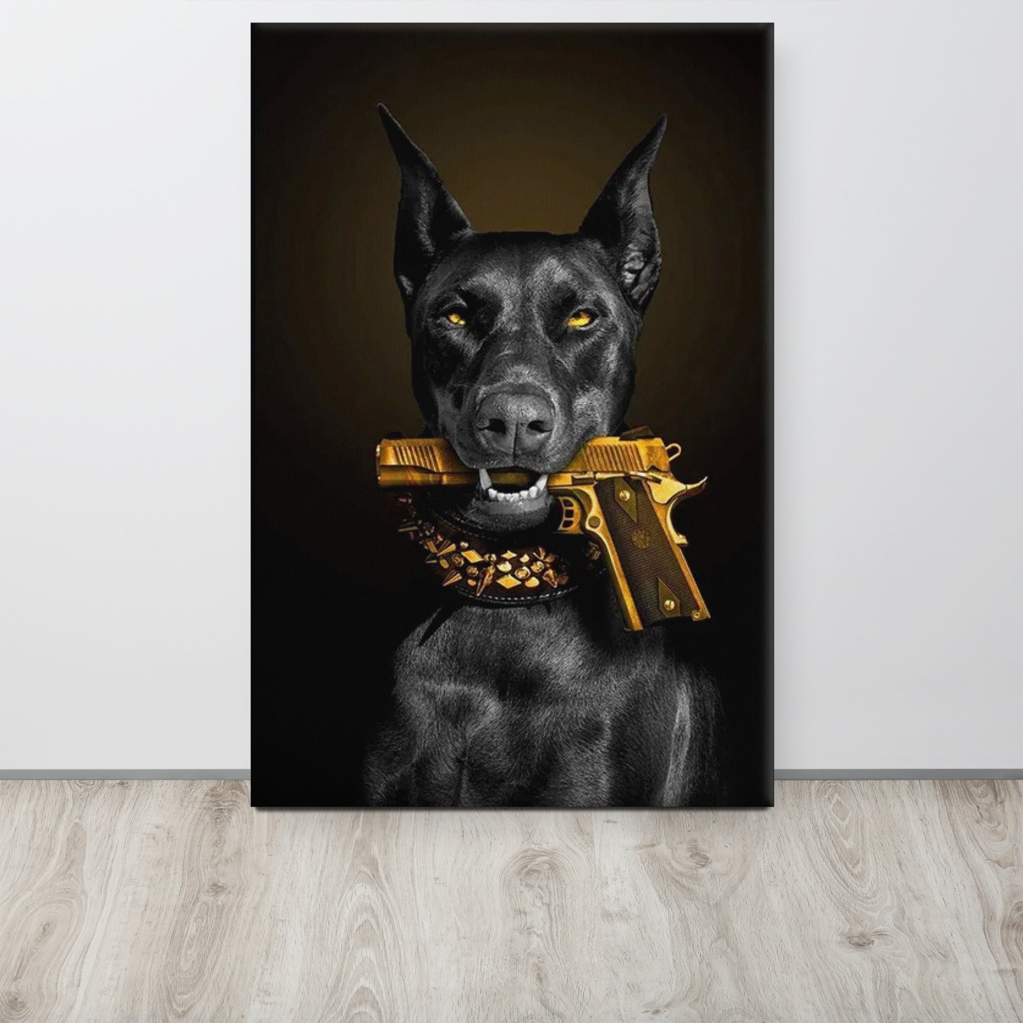 ArtZ® Don't Mess With Doberman Painting