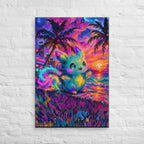 ArtZ® Neon Reverie Miami Nights Painting