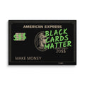 ArtZ® Black Cards Matter Painting - 48 inch by 32 inch (122 x 81 cm)
